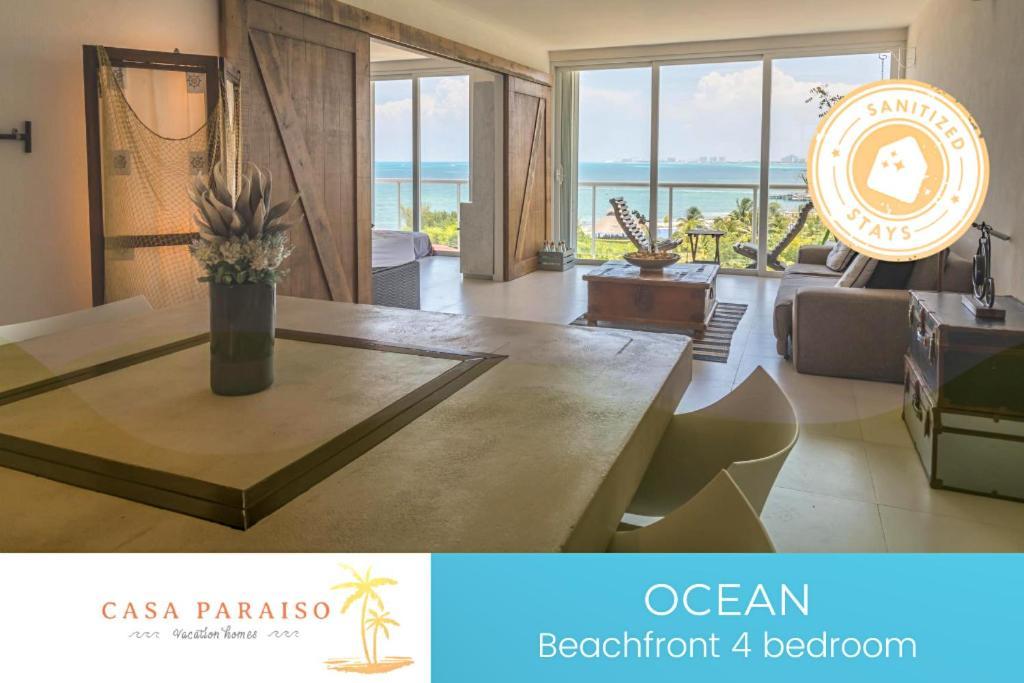 Ocean Beachfront 4 Bdr -amazing Oceanview Apartamento