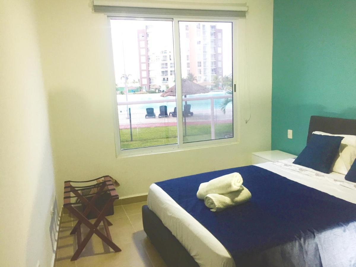 Apartamento Escape Al Caribe Con Vista Impresionante En Pilarita's Dream Lagoons Cancún