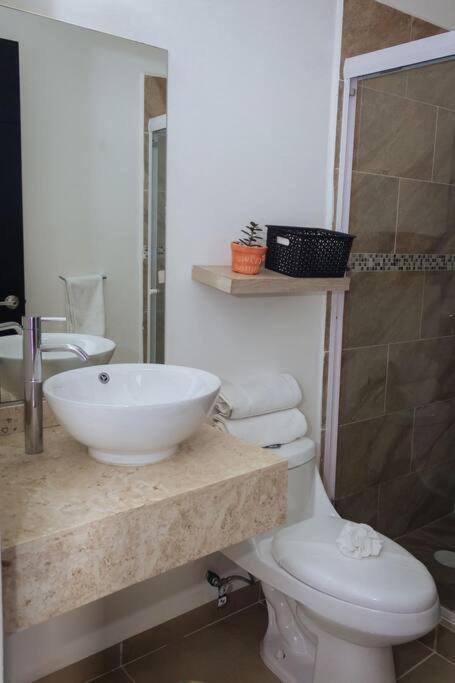 Departamento Moderno Con Vista A La Laguna En Dream Lagoons Apartamento *