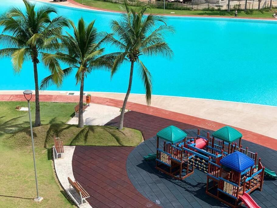 Departamento Moderno Con Vista A La Laguna En Dream Lagoons Apartamento *