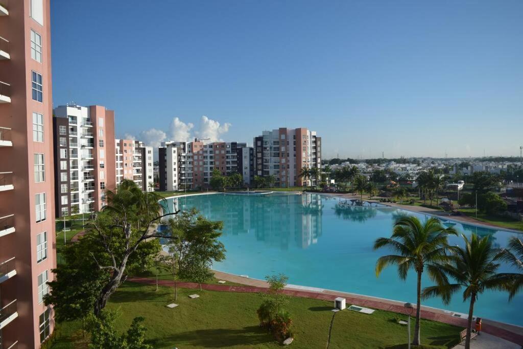 Departamento Moderno Con Vista A La Laguna En Dream Lagoons Cancún