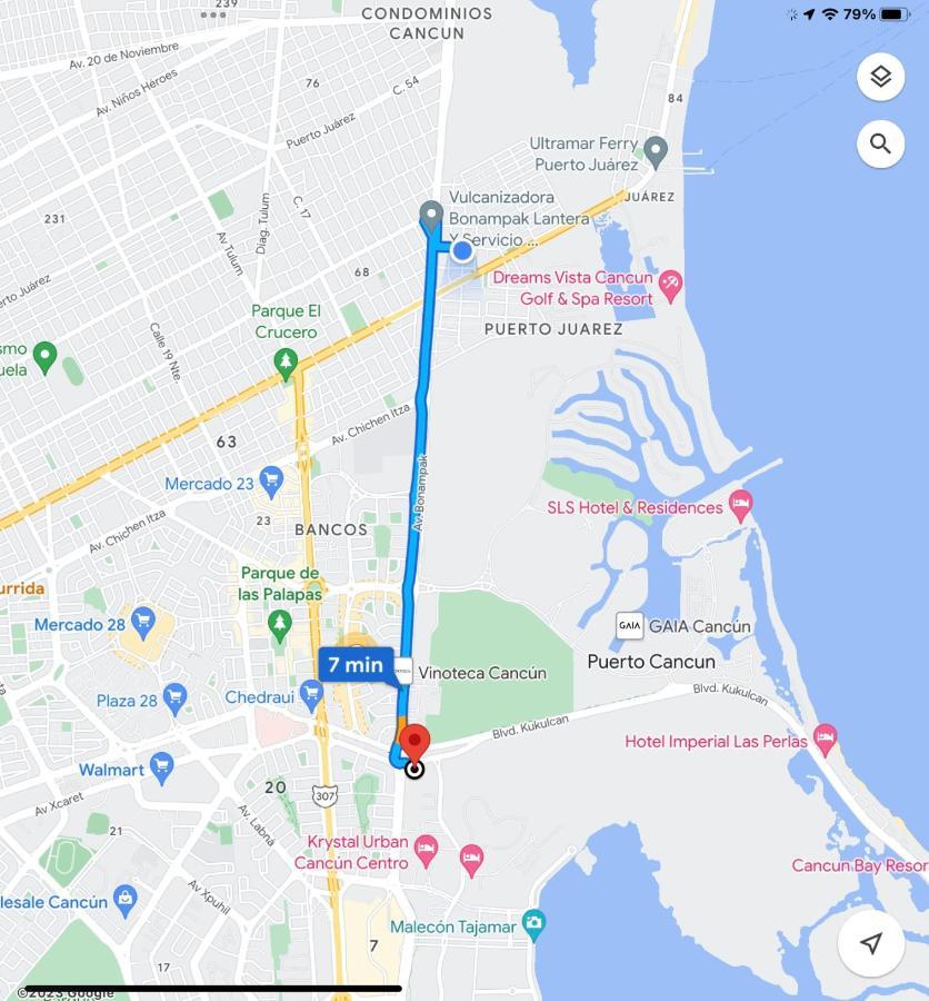 Apartamento Bamboo Close To Ferry And The Beach Cancún