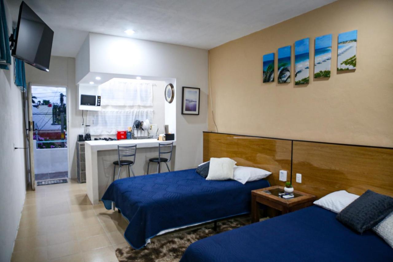 Apartamento Departamento Con Cocina Y 2 Camas Centro Cancún