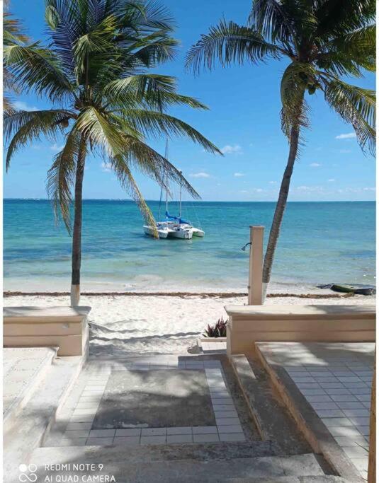 Escape To Serenity By The Sea! Beachfront With Pool, Just 5 Minutes From The Ferry Cancún