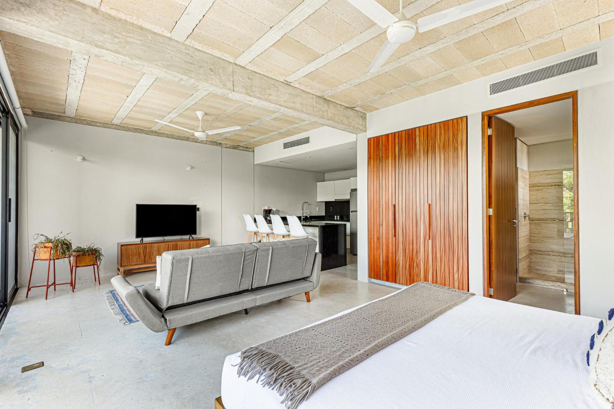 Spacious Large Loft With Pool Apartamento Cancún