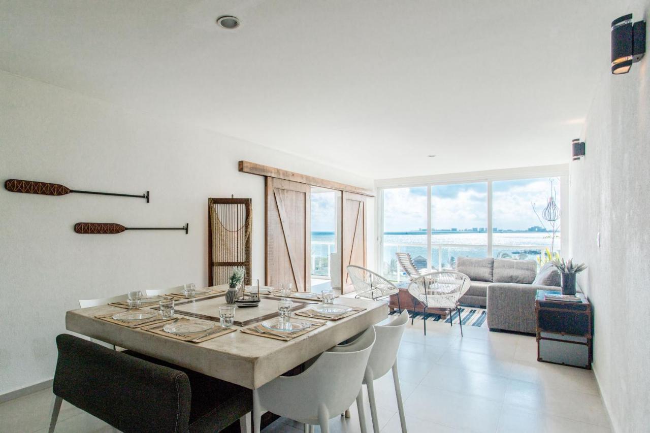 Ocean Beachfront 4 Bdr -amazing Oceanview Apartamento Cancún