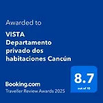 VISTA Departamento privado dos habitaciones Cancún